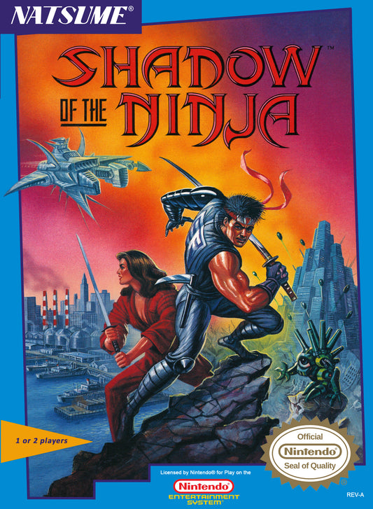 SHADOW OF THE NINJA  - NES (W/BOX)