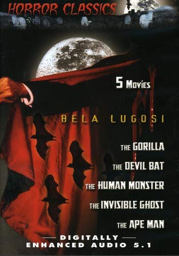 HORROR CLASSICS: BELA LUGOSI - DVD-5 FILM COLLECTION