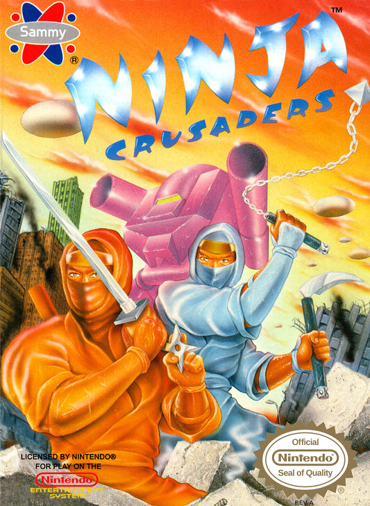 NINJA CRUSADERS  - NES (W/BOX)
