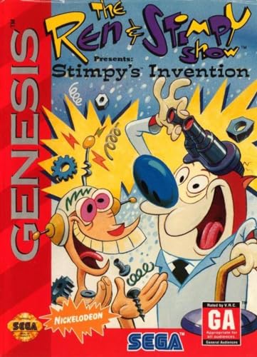 REN & STIMPY SHOW: STIMPY'S INVENTION - GENESIS (W/BOX)