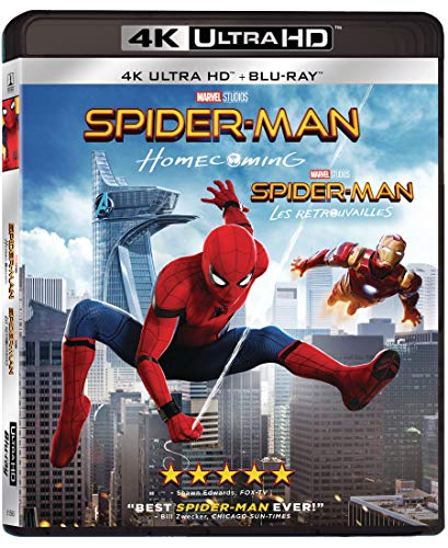 SPIDER-MAN HOMECOMING (2 DISCS) - 4K UHD [BLU-RAY] (BILINGUAL)