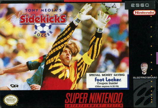 TONY MEOLA'S SIDEKICKS SOCCER  - SNES (W/BOX)