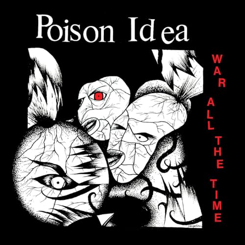 POISON IDEA - WAR ALL THE TIME ( OPAQUE GREEN VINYL )