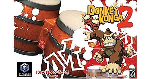 DONKEY KONGA 2 (WITH BONGOS)  - GCB