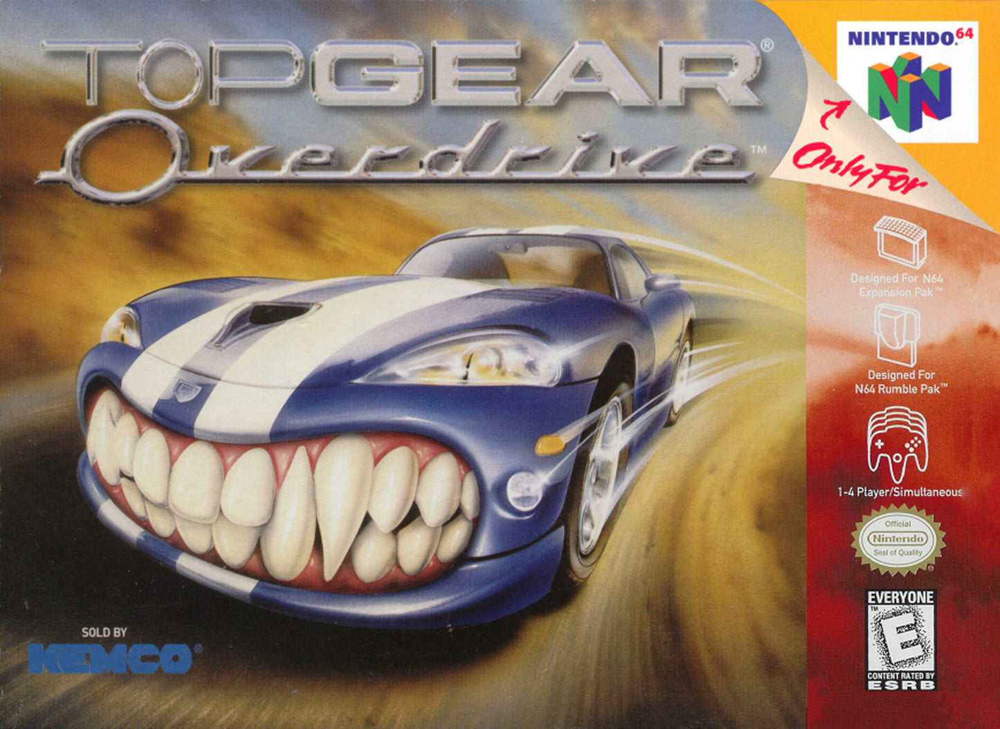 TOP GEAR OVERDRIVE  - N64