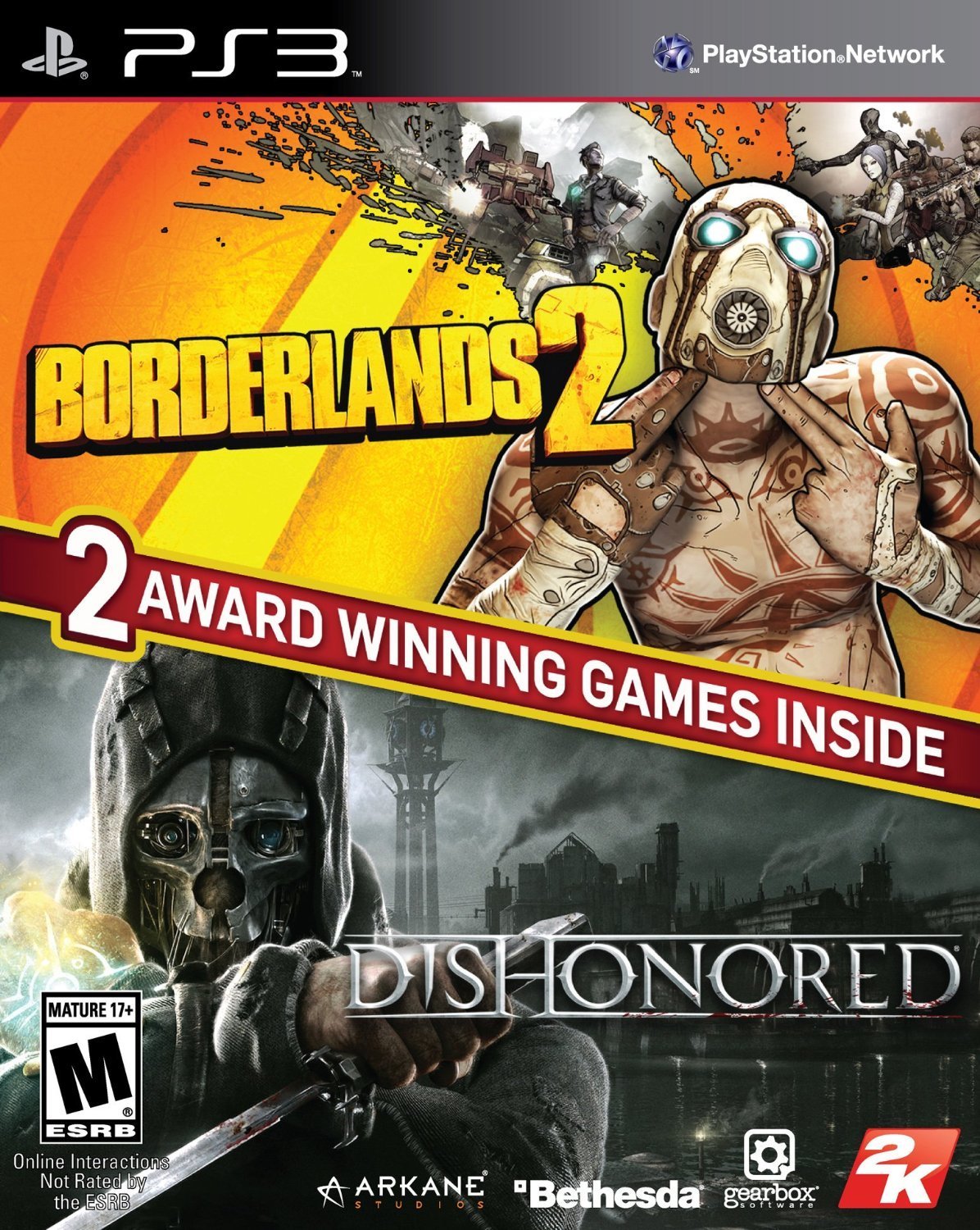 BORDERLANDS 2/DISHONORED BUNDLE  - PS3