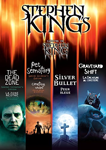 STEPHEN KING'S THE DEAD ZONE, PET SEMATARY, SILVER BULLET, GRAVEYARD SHIFT (4 DVD)
