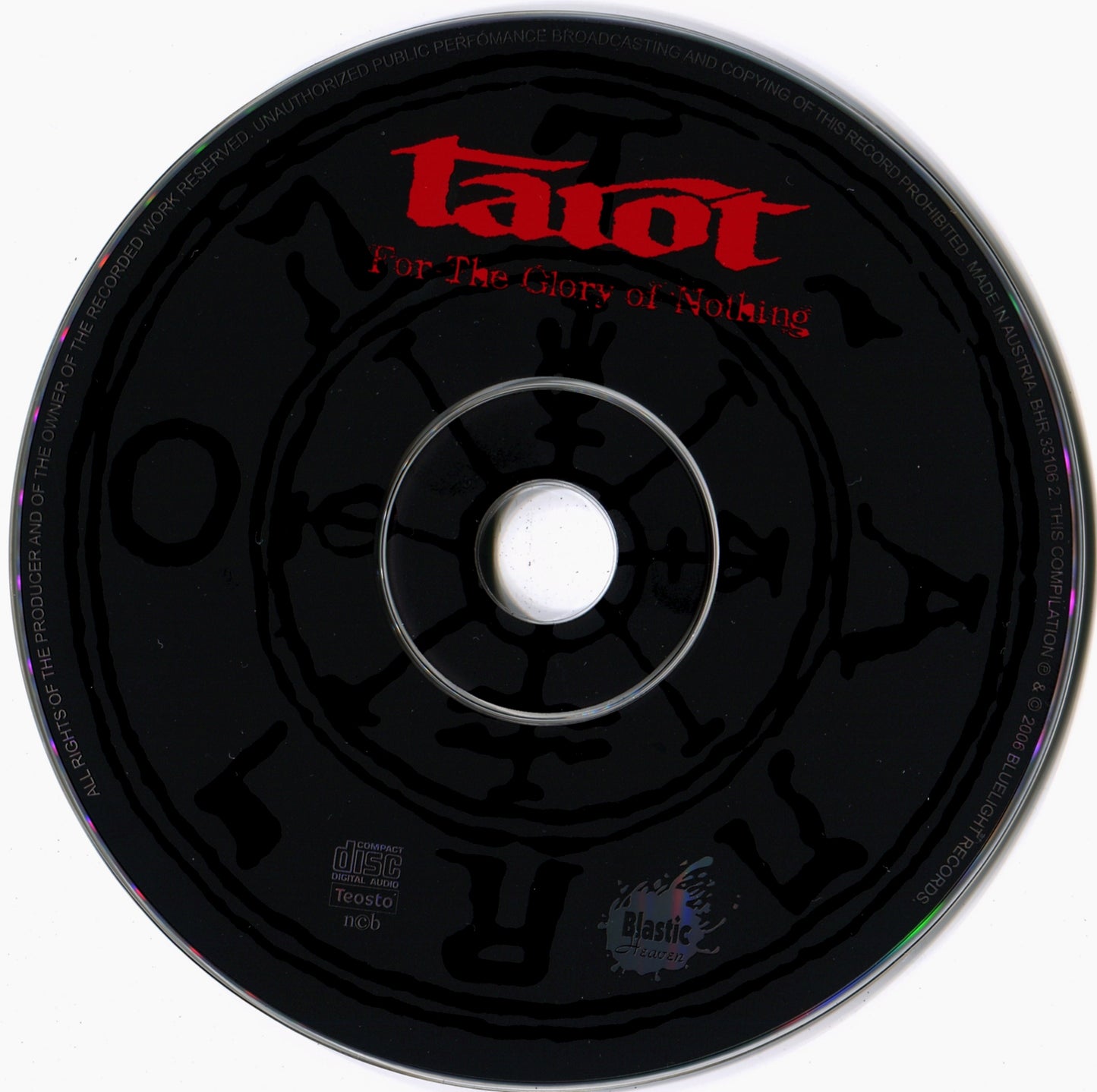 TAROT  - FOR THE GLORY OF NOTHING