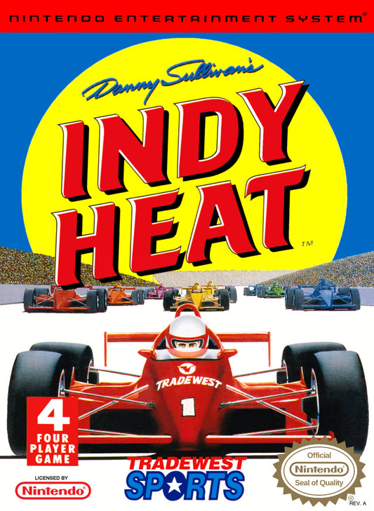 DANNY SULLIVAN'S INDY HEAT  - NES