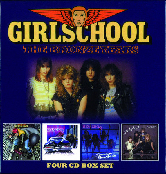 GIRLSCHOOL  - BRONZE YEARS (4CDS)
