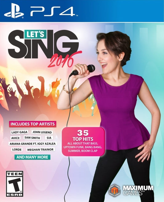 LET'S SING 2016  - PS4