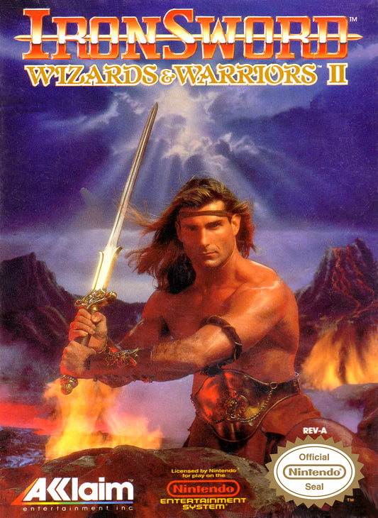 IRONSWORD: WIZARDS & WARRIORS II  - NES