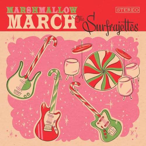 THE SURFRAJETTES - THE SURFRAJETTES "MARSHMALLOW MARCH / ALL I WANT FOR CHRISTMAS IS YOU" SINGLE (VINYL)