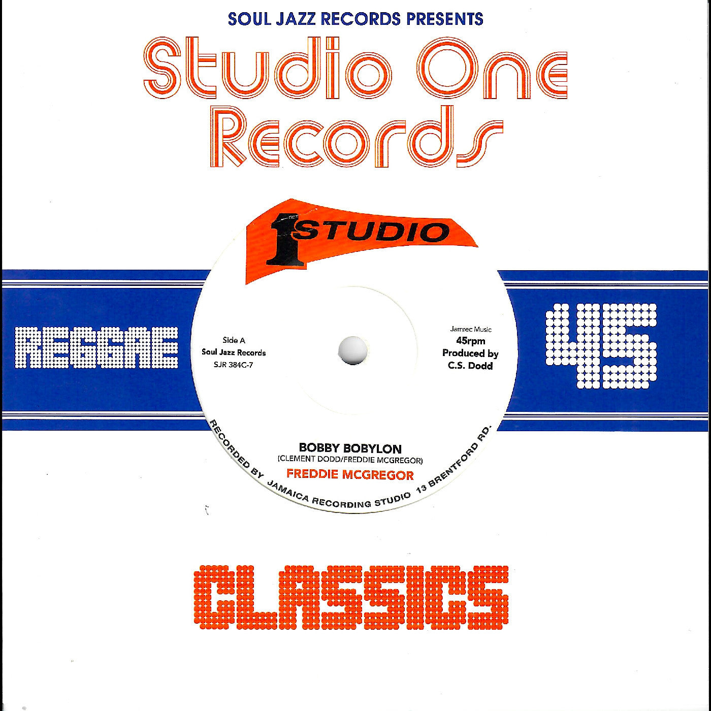 MCGREGOR, FREDDIE / DUB SPECIALIST - BOBBY BOBYLON / HI FASHION DUB (WHITE VINYL)
