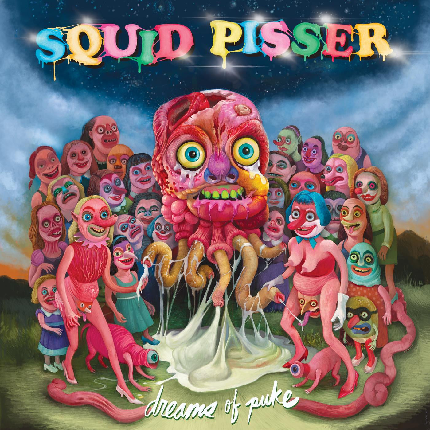 SQUID PISSER - DREAMS OF PUKE (RANDOM "MULTI-HUED" / UPCHUCK VINYL)