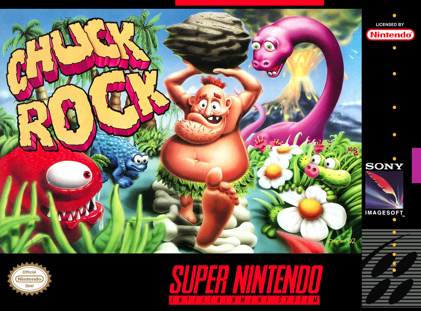 CHUCK ROCK  - SNES