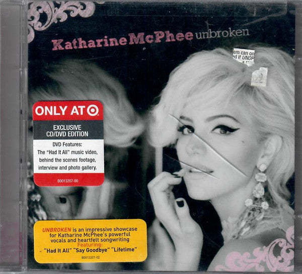 MCPHEE, KATHARINE  - UNBROKEN (W/DVD)