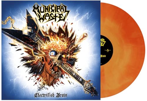 MUNICIPAL WASTE - ELECTRIFIED BRAIN - ORANGE SWIRL (VINYL)