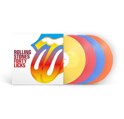 THE ROLLING STONES - FORTY LICKS [180G TRANSPARENT MULTICOLOR 4 LP]