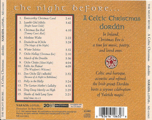 DORDAN  - NIGHT BEFORE-A CELTIC CHRISTMAS