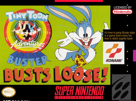 TINY TOON ADVENTURES: BUSTER BUSTS LOOSE  - SNES
