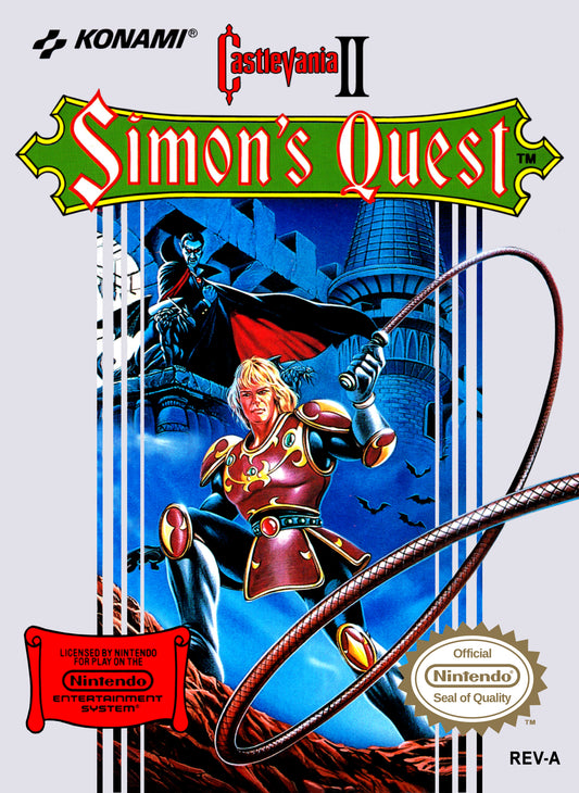 CASTLEVANIA II: SIMON'S QUEST  - NES
