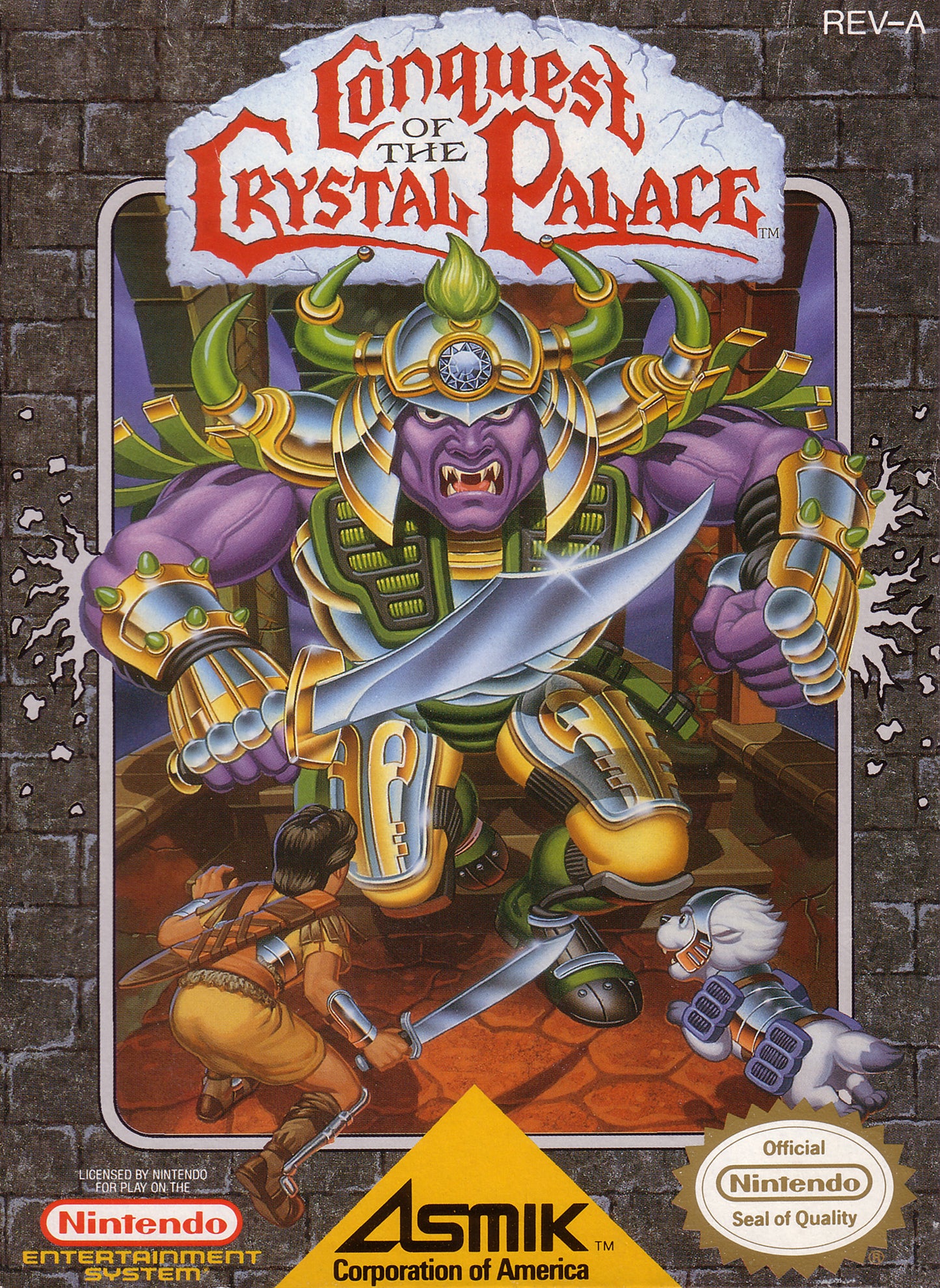 CONQUEST OF THE CRYSTAL PALACE  - NES