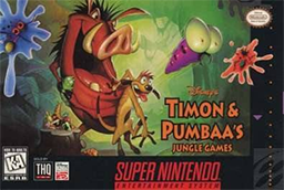 TIMON & PUMBAA JUNGLE GAMES  - SNES