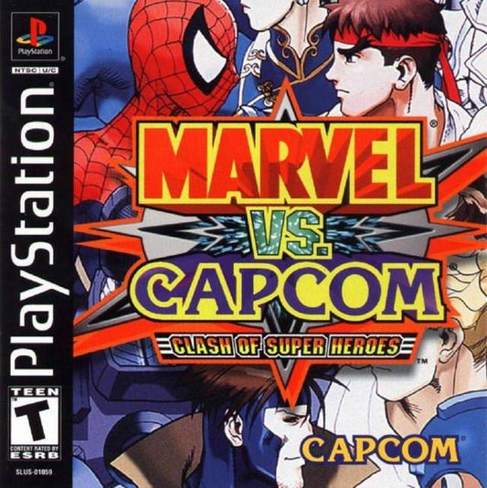 MARVEL VS. CAPCOM: CLASH OF SUPER HEROES  - PS1