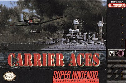 CARRIER ACES  - SNES (W/BOX & MANUAL)
