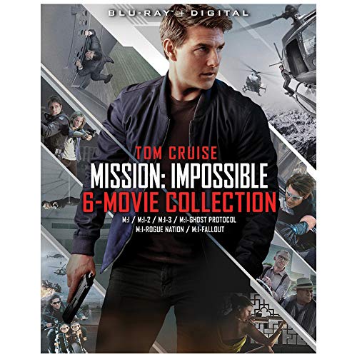 MISSION: IMPOSSIBLE 6-MOVIE COLLECTION: M:I / M:I-2 / M:I-3 / M:I-GHOST PROTOCOL / M:I-ROGUE NATION / M:I-FALLOUT (7 BLU-RAY)