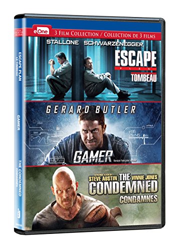 ESCAPE PLAN / / GAMER / / THE CONDEMNED DVD TRIPLE FEATURE