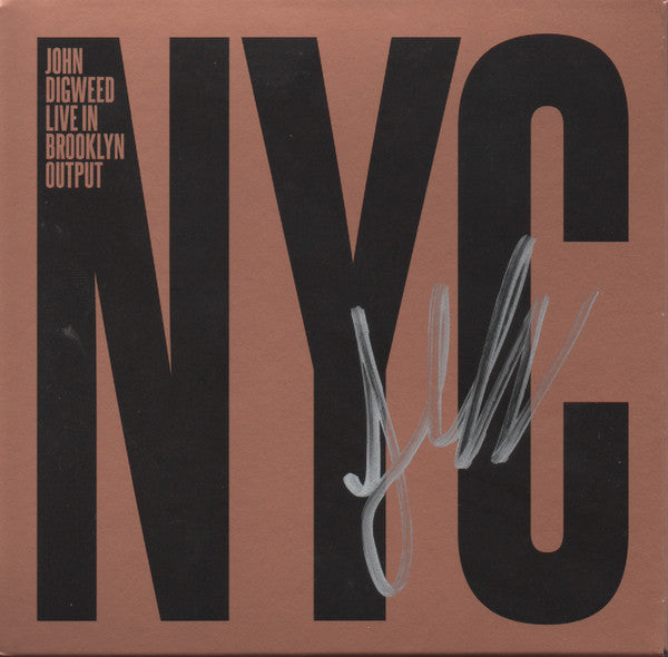 DIGWEED, JOHN  - LIVE IN BROOKLN