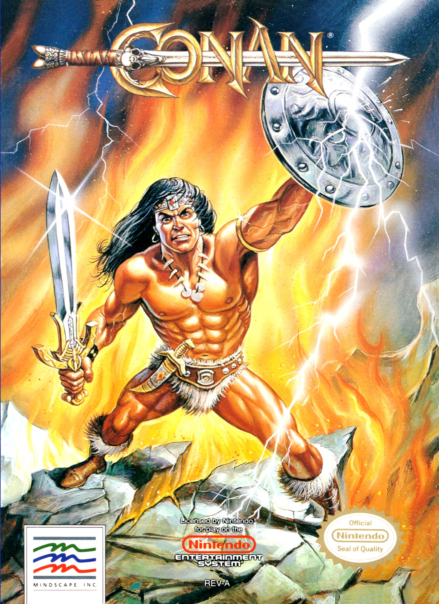 CONAN: THE MYSTERIES OF TIME  - NES