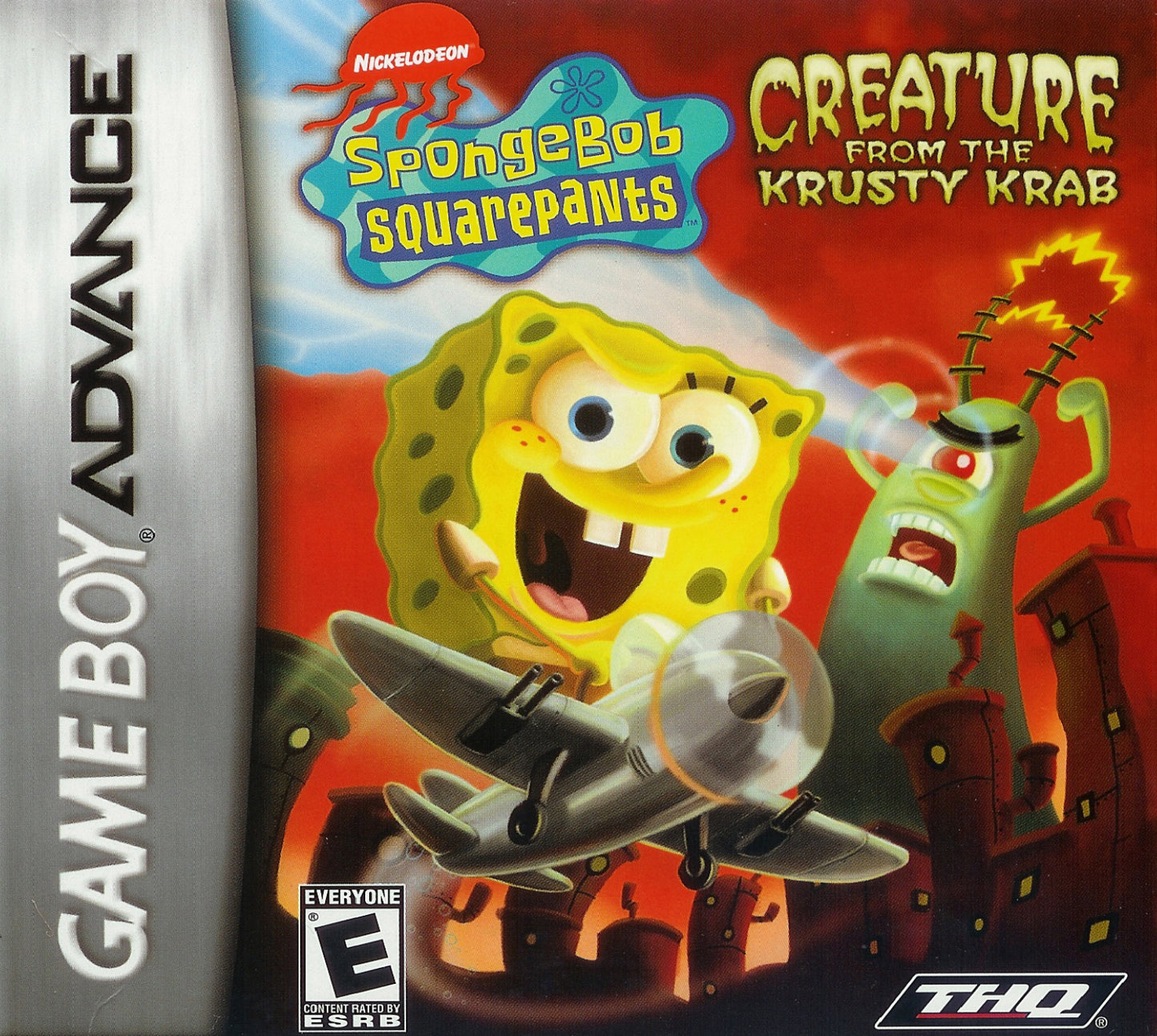 SPONGEBOB SQUAREPANTS: CREATURE FROM KRU  - GBA