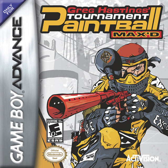 GREG HASTINGS TOURNAMENT PAINTBALL MAXED  - GBA