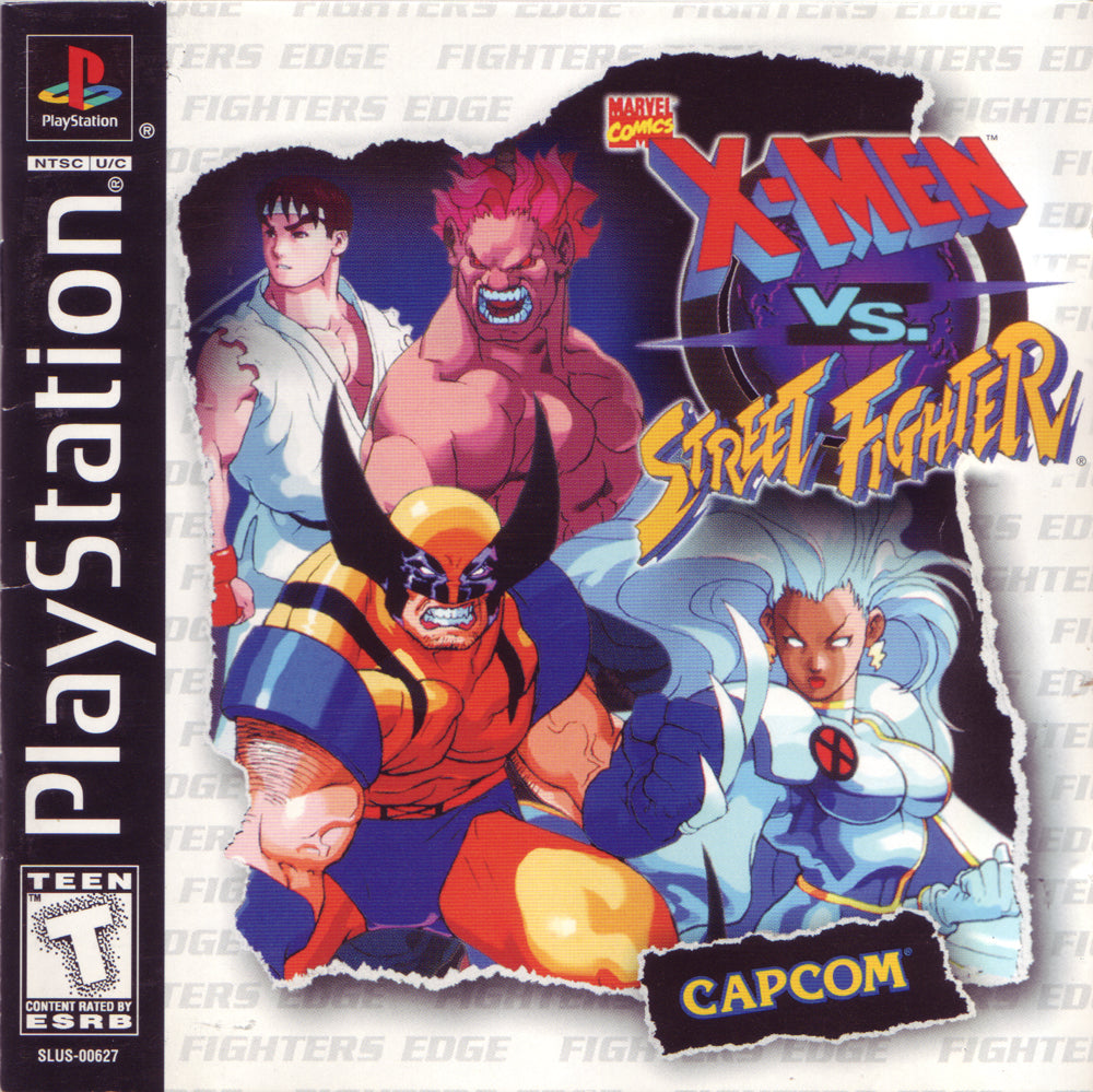 X-MEN VS. STREET FIGHTER  - PS1