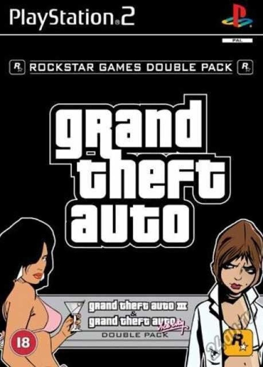 GRAND THEFT AUTO DOUBLE PACK  - PS2