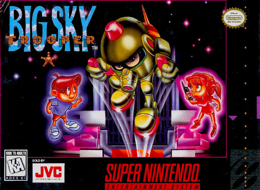 BIG SKY TROOPER  - SNES (W/BOX)