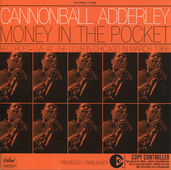 ADDERLEY, CANNONBALL  - MONEY IN THE POCKET