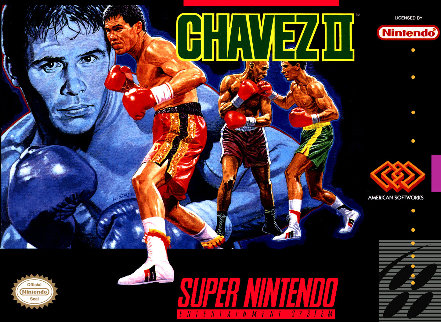 CHAVEZ BOXING II  - SNES