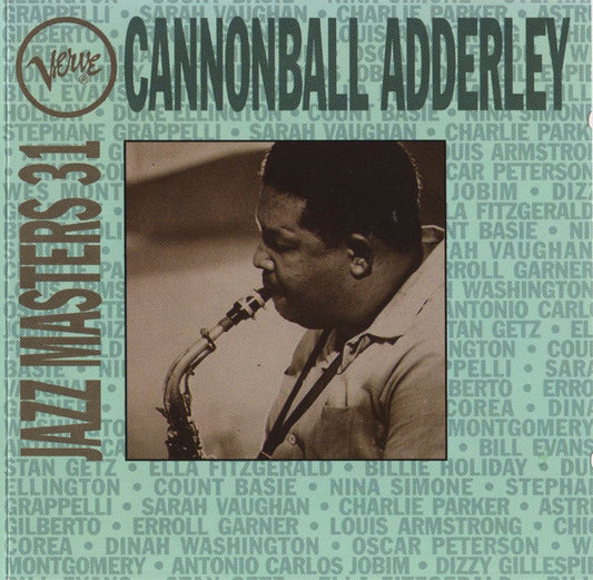 ADDERLEY, CANNONBALL  - VERVE JAZZ MASTERS VOL. 31