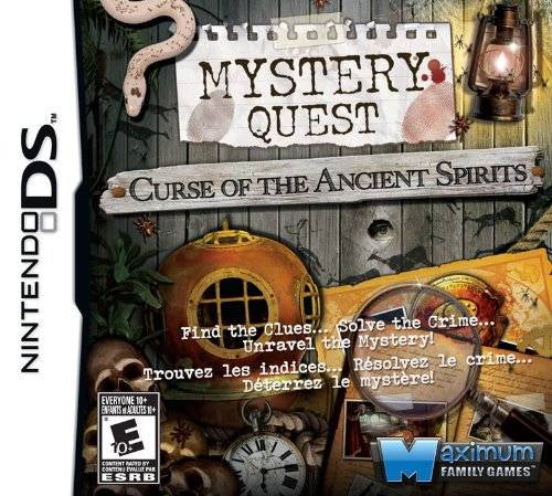 MYSTERY QUEST: CURSE OF THE (CARTRIDGE O  - DS