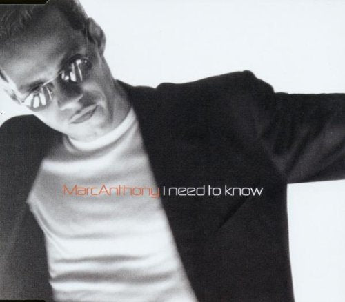 ANTHONY, MARC - I NEED TO KNOW-4 MIXES-4 TRACKS