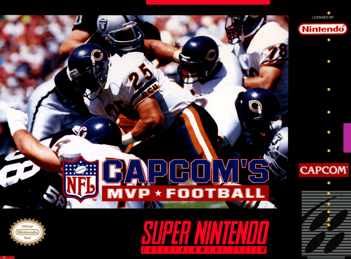 CAPCOM'S MVP FOOTBALL  - SNES