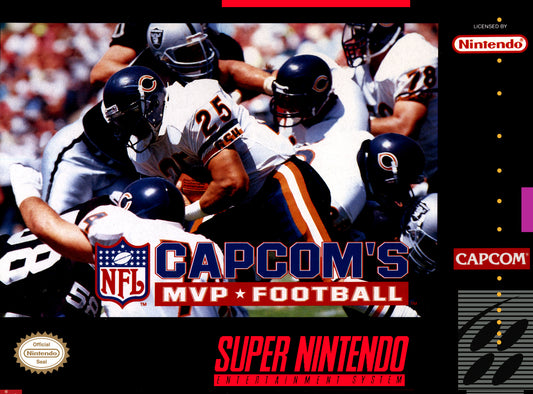 CAPCOM'S MVP FOOTBALL  - SNES