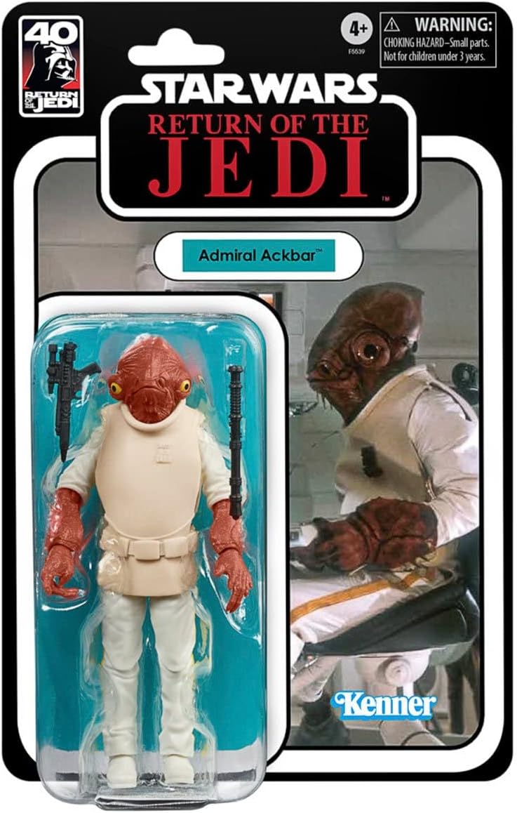 STAR WARS: ADMIRAL ACKBAR - BLACK SERIES-40TH ANN