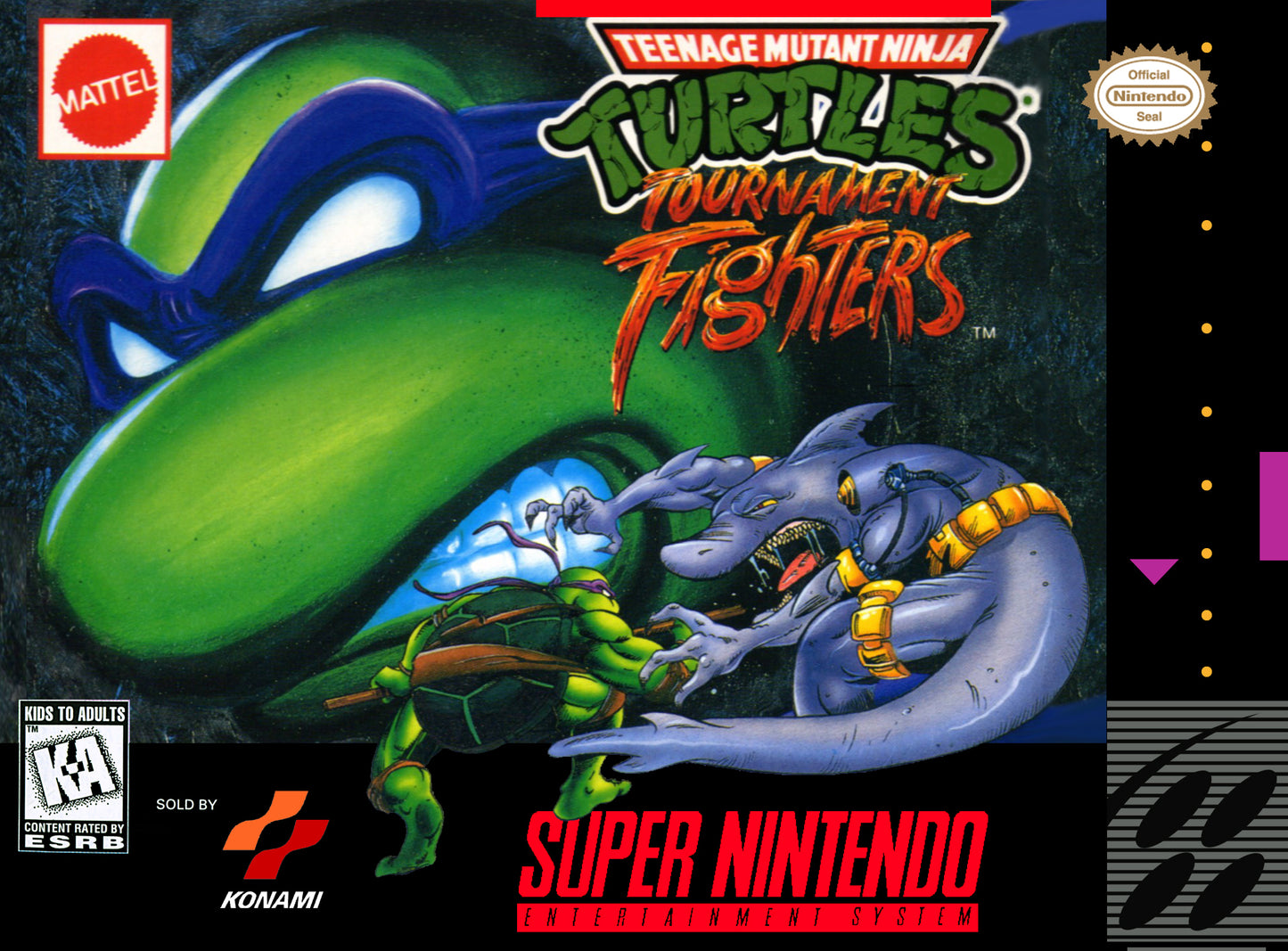 TEENAGE MUTANT NINJA TURTLES: TOURNAMENT  - SNES (W/BOX)