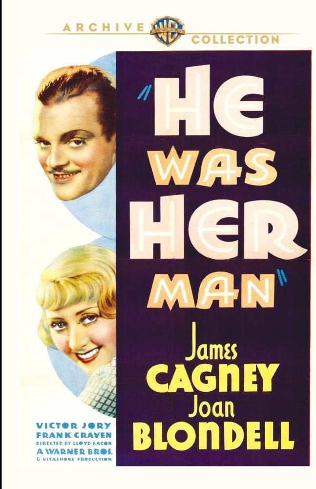 HE WAS HER MAN  - DVD-WARNER ARCHIVE COLLECTION