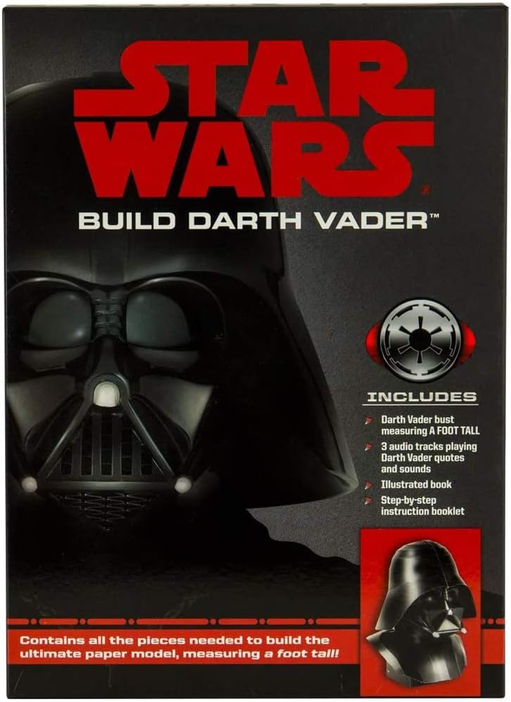 STAR WARS: BUILD DARTH VADER (1' TALL) - DELUXE PAPERMODEL KIT-2015